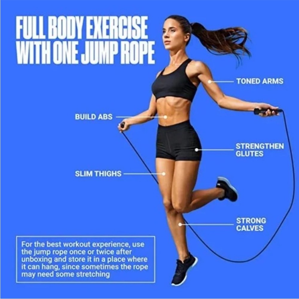 🆕 SPORTBIT • Speed Skipping Jump Rope - Picture 2 of 4